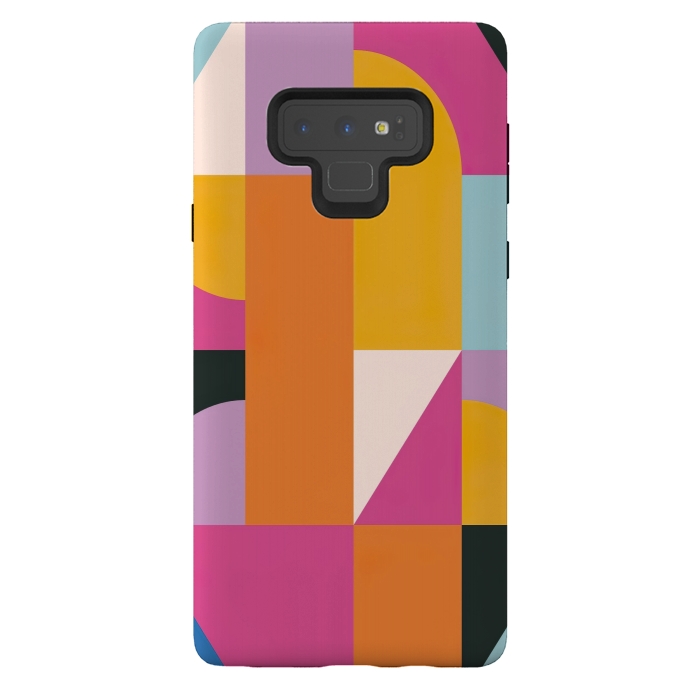 Galaxy Note 9 StrongFit Abstract geometric  by Winston