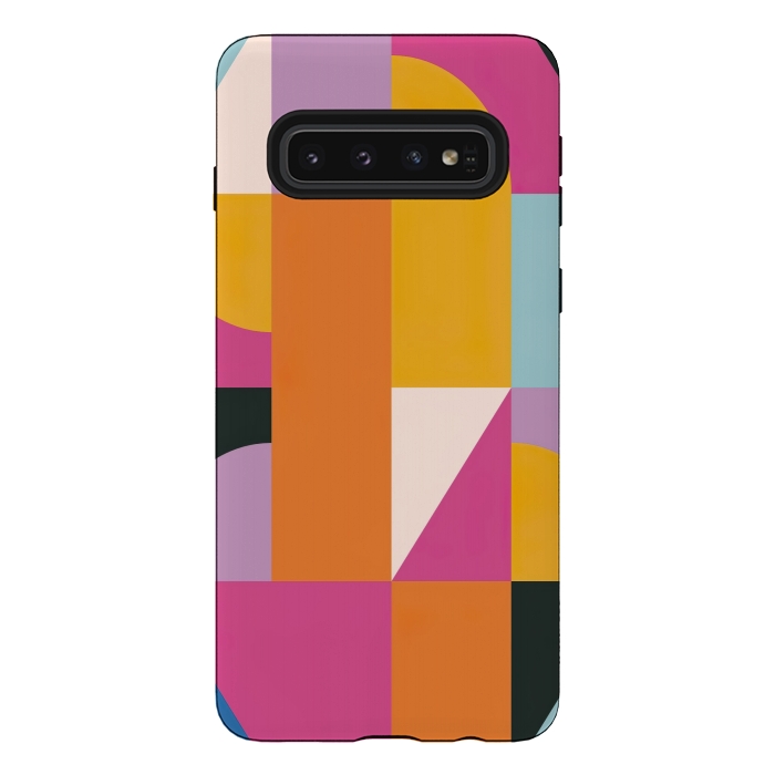 Galaxy S10 StrongFit Abstract geometric  by Winston