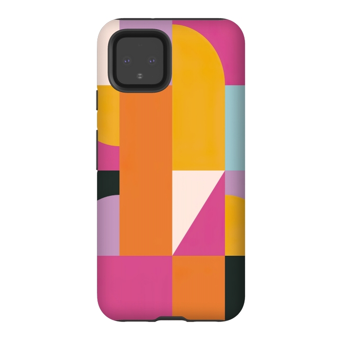 Pixel 4 StrongFit Abstract geometric  by Winston