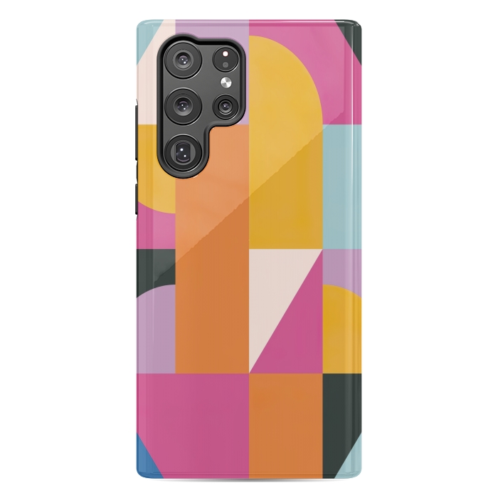 Galaxy S22 Ultra StrongFit Abstract geometric  by Winston