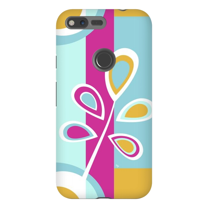 Pixel XL StrongFit Cool retro flower by Martina