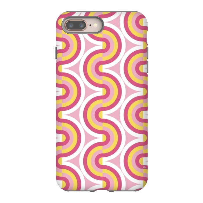 iPhone 7 plus StrongFit Playful bold waves by Martina