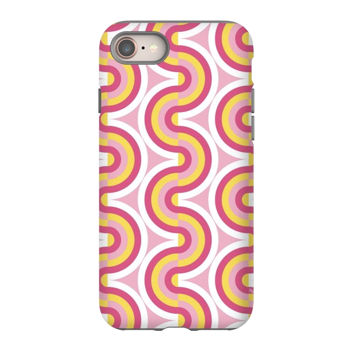 iPhone 8 StrongFit Playful bold waves by Martina