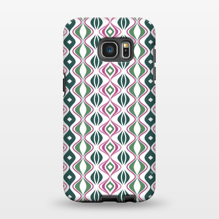 Galaxy S7 EDGE StrongFit Pretty abstract waves by Martina