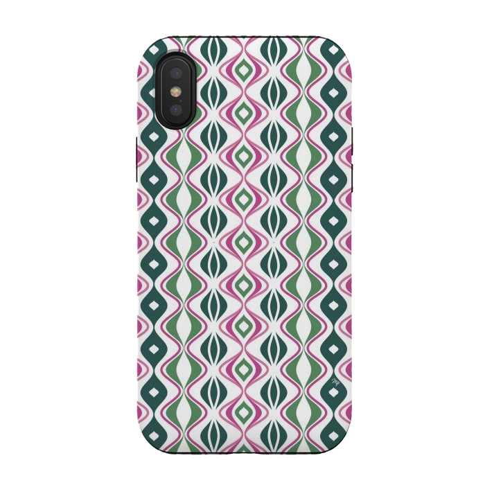 iPhone Xs / X StrongFit Pretty abstract waves by Martina