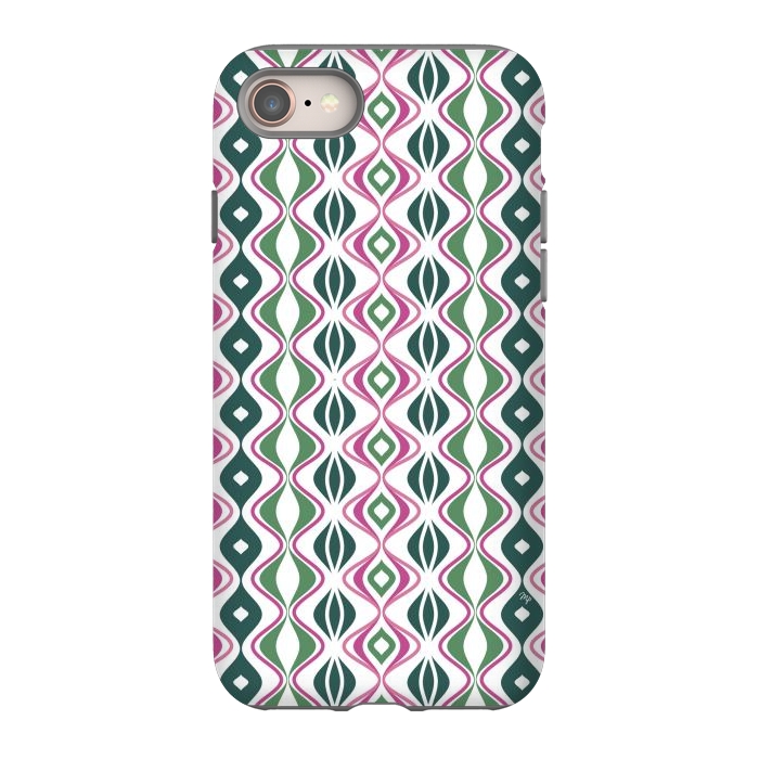 iPhone 8 StrongFit Pretty abstract waves by Martina