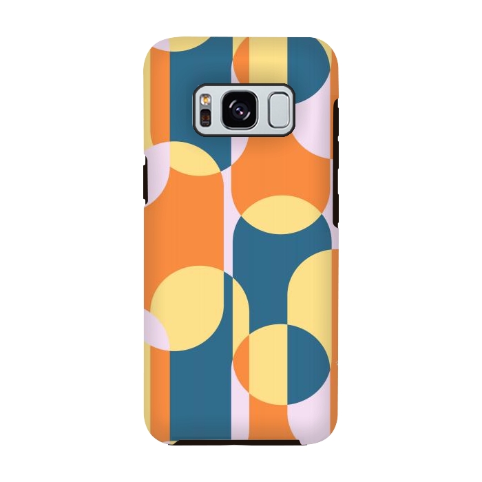 Galaxy S8 StrongFit Retro graphic shapes by Martina