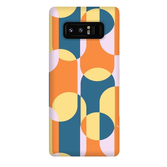 Galaxy Note 8 StrongFit Retro graphic shapes by Martina
