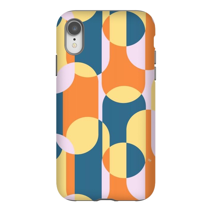 iPhone Xr StrongFit Retro graphic shapes by Martina