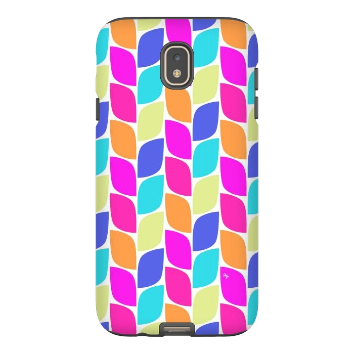 Galaxy J7 StrongFit Funky neon leaves by Martina