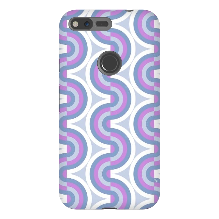 Pixel XL StrongFit Funky purple waves by Martina