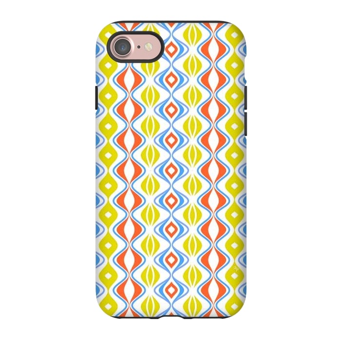 iPhone 7 StrongFit Folkloric retro waves by Martina