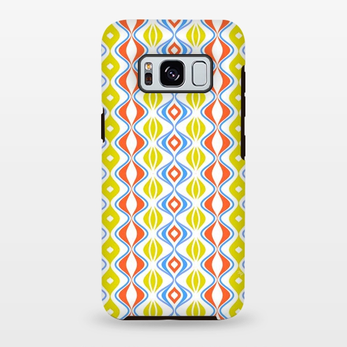 Galaxy S8 plus StrongFit Folkloric retro waves by Martina
