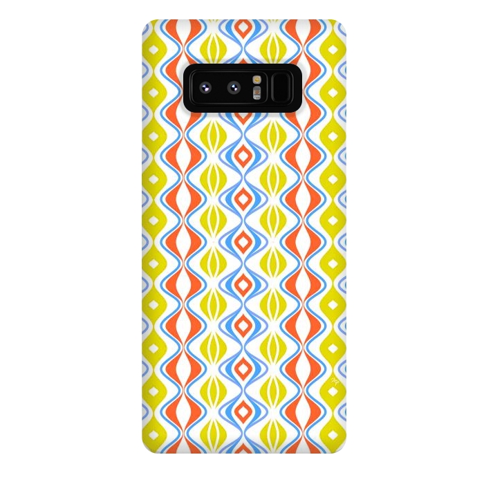 Galaxy Note 8 StrongFit Folkloric retro waves by Martina