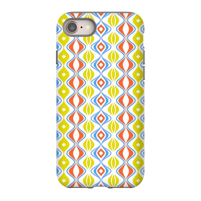 iPhone 8 StrongFit Folkloric retro waves by Martina