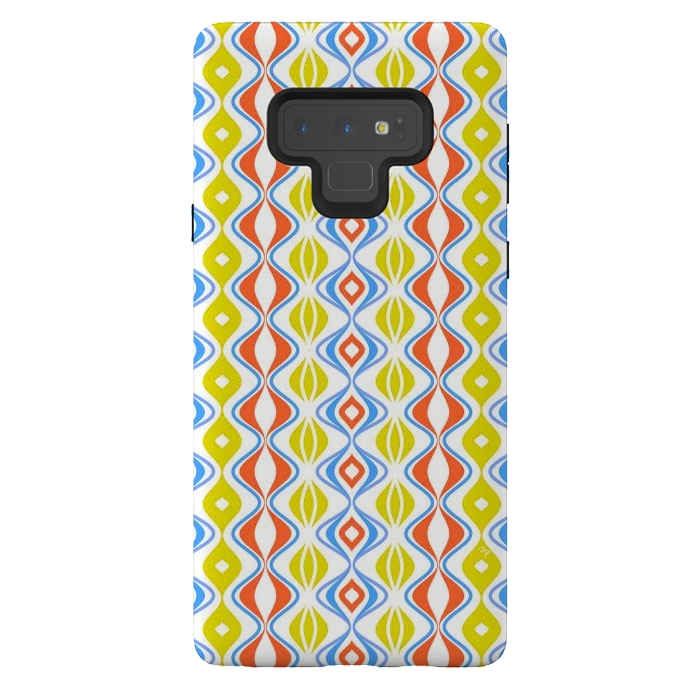 Galaxy Note 9 StrongFit Folkloric retro waves by Martina