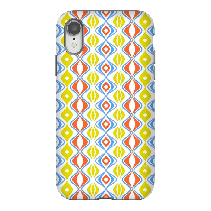 iPhone Xr StrongFit Folkloric retro waves by Martina