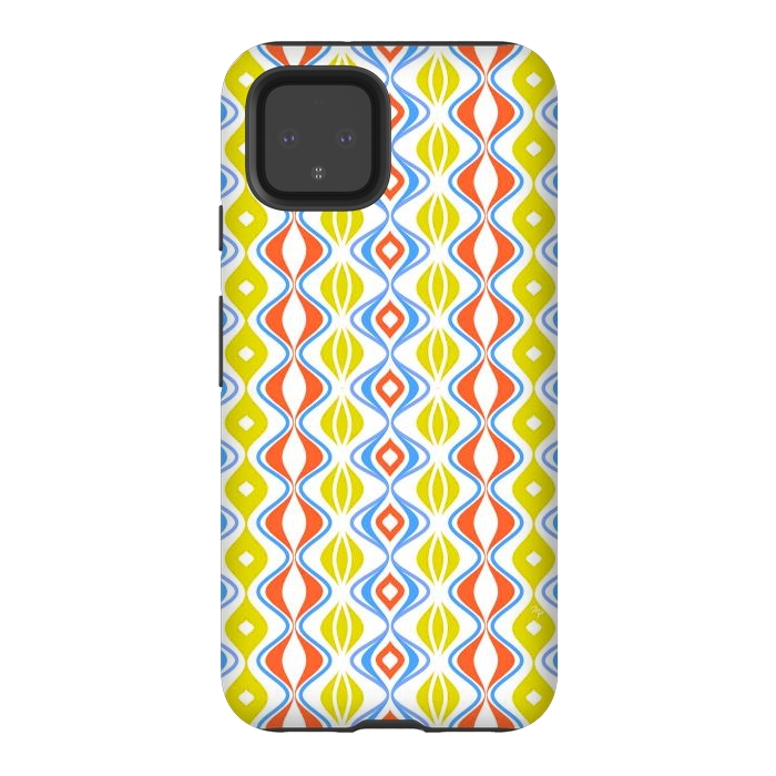 Pixel 4 StrongFit Folkloric retro waves by Martina