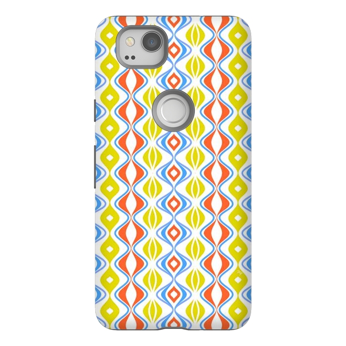 Pixel 2 StrongFit Folkloric retro waves by Martina