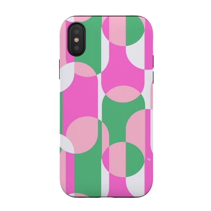 iPhone Xs / X StrongFit Bright shapes by Martina