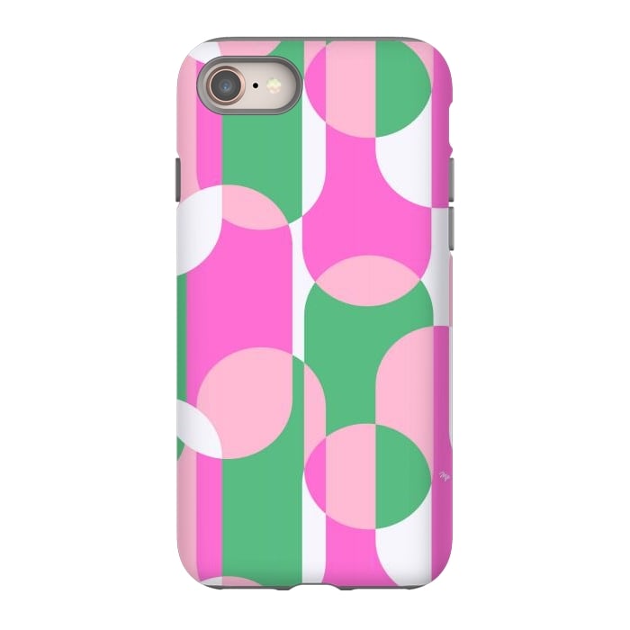 iPhone 8 StrongFit Bright shapes by Martina