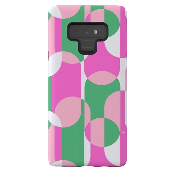 Galaxy Note 9 StrongFit Bright shapes by Martina