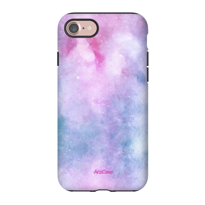 iPhone 7 StrongFit Candy Blue and Pink  by ArtsCase