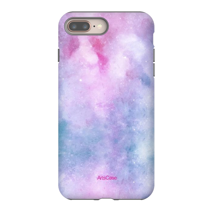 iPhone 7 plus StrongFit Candy Blue and Pink  by ArtsCase