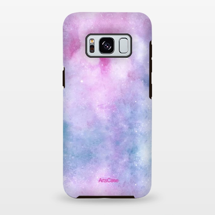 Galaxy S8 plus StrongFit Candy Blue and Pink  by ArtsCase
