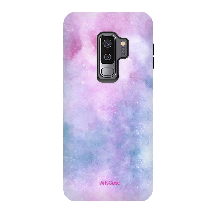 Galaxy S9 plus StrongFit Candy Blue and Pink  by ArtsCase