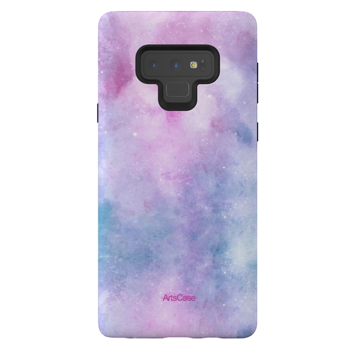 Galaxy Note 9 StrongFit Candy Blue and Pink  by ArtsCase