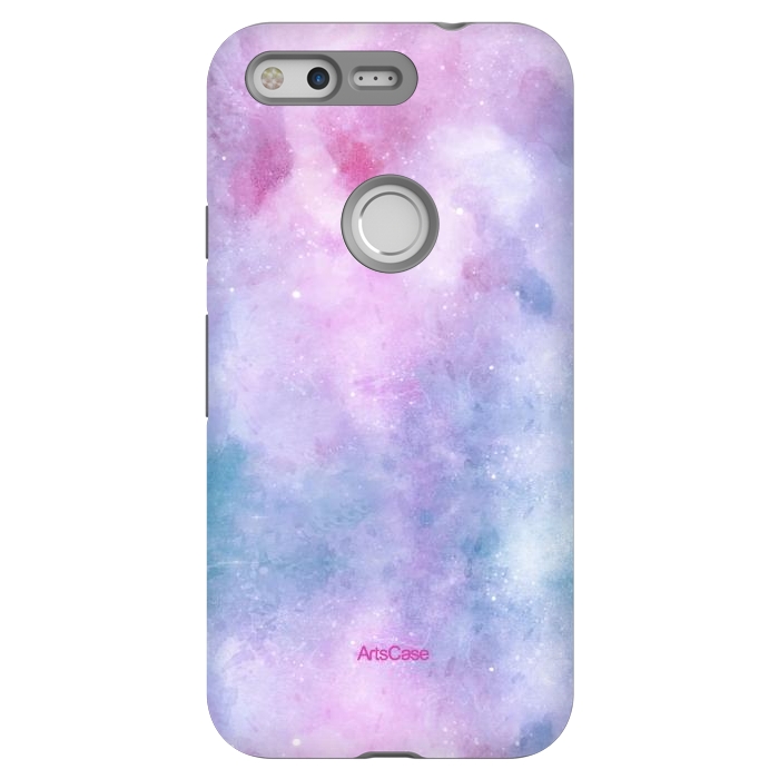 Pixel StrongFit Candy Blue and Pink  by ArtsCase