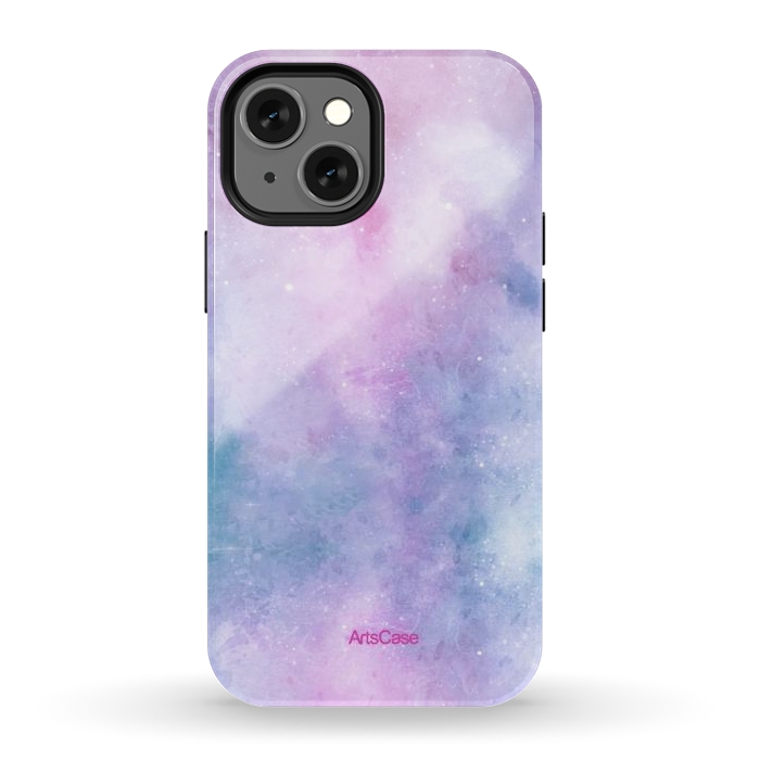 iPhone 13 mini StrongFit Candy Blue and Pink  by ArtsCase