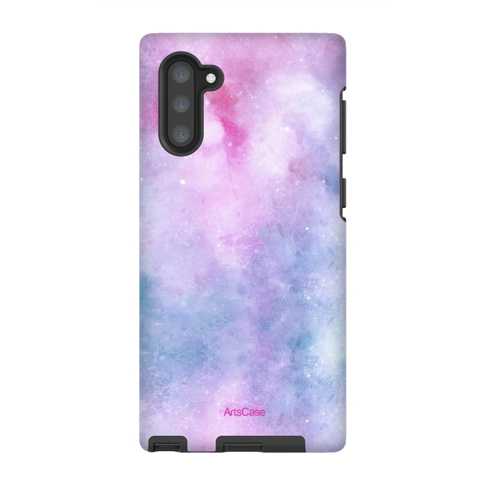 Galaxy Note 10 StrongFit Candy Blue and Pink  by ArtsCase