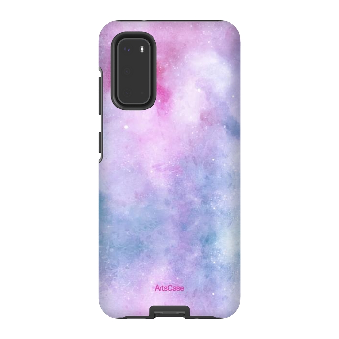Galaxy S20 StrongFit Candy Blue and Pink  by ArtsCase