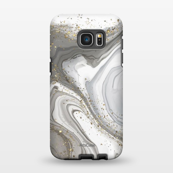 Galaxy S7 EDGE StrongFit Gray Clouds by ArtsCase