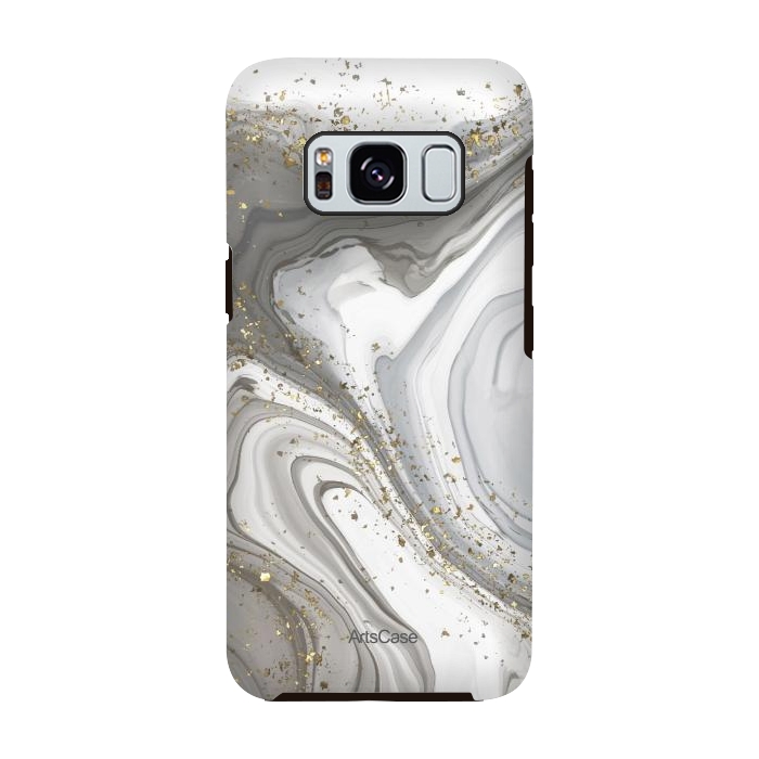 Galaxy S8 StrongFit Gray Clouds by ArtsCase
