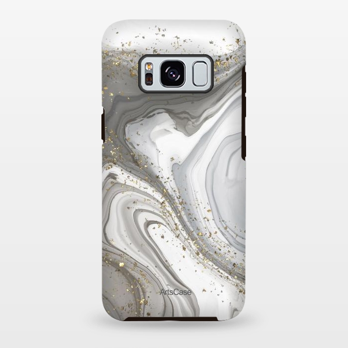 Galaxy S8 plus StrongFit Gray Clouds by ArtsCase