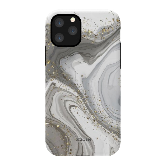 iPhone 11 Pro StrongFit Gray Clouds by ArtsCase