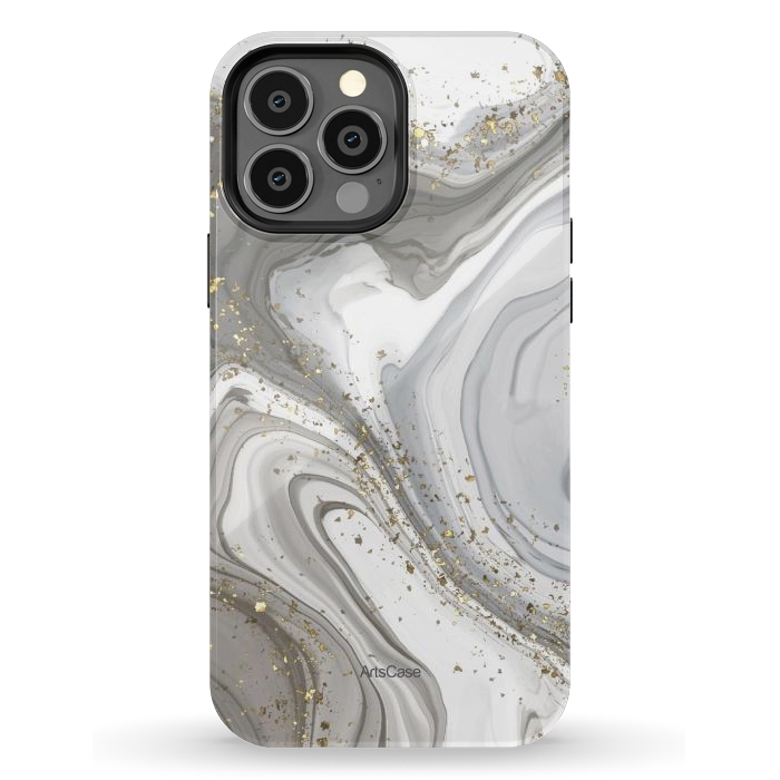 iPhone 13 Pro Max StrongFit Gray Clouds by ArtsCase