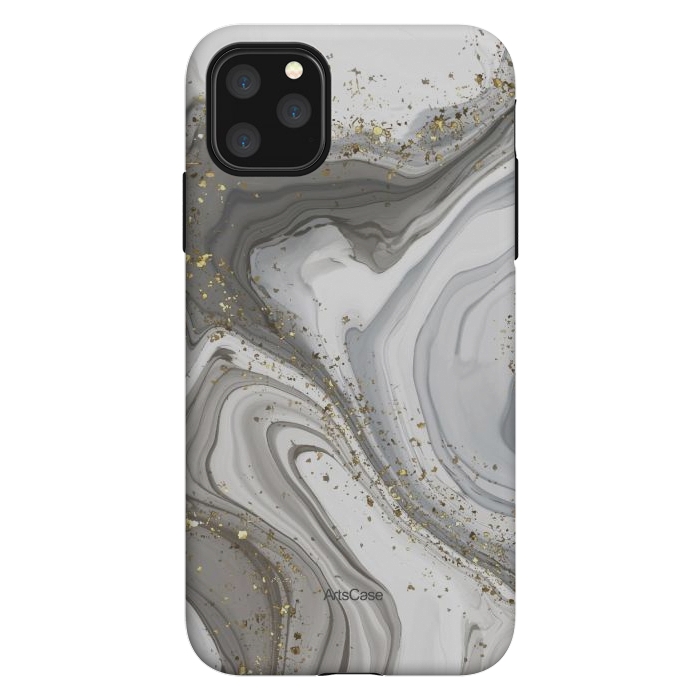 iPhone 11 Pro Max StrongFit Gray Clouds by ArtsCase