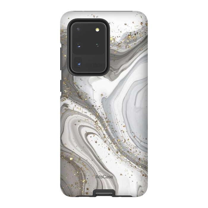 Galaxy S20 Ultra StrongFit Gray Clouds by ArtsCase