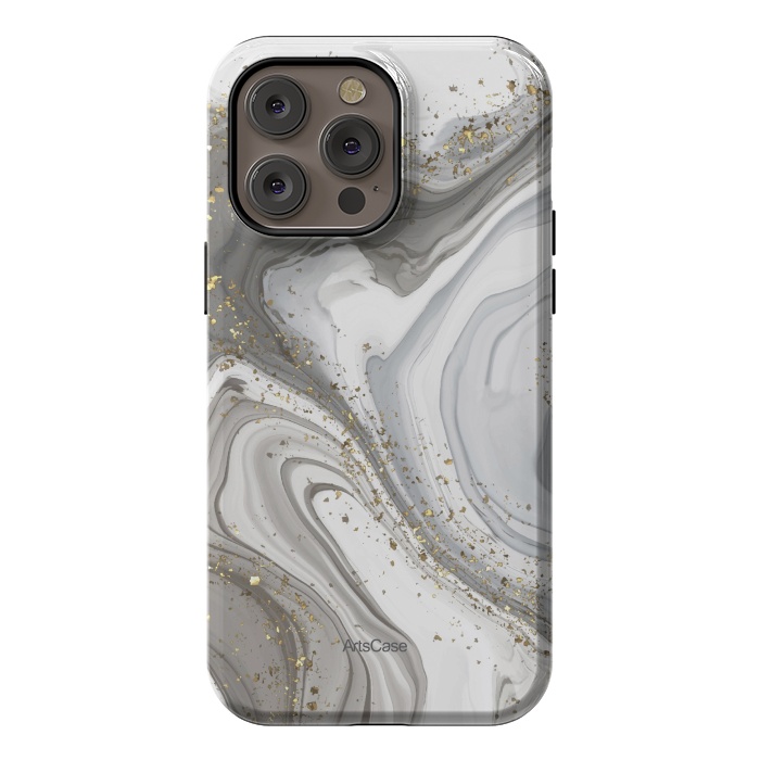 iPhone 14 Pro max StrongFit Gray Clouds by ArtsCase