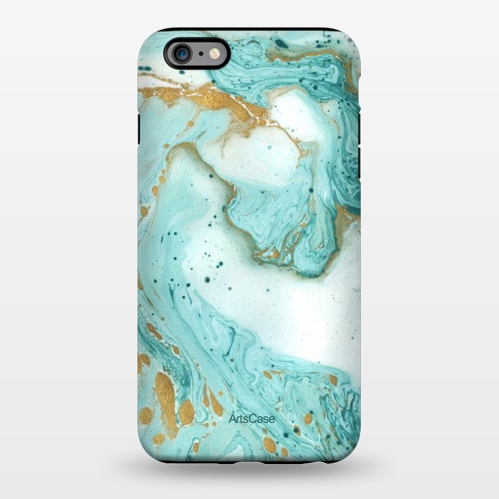 iPhone 6/6s plus StrongFit Waves Teal by ArtsCase