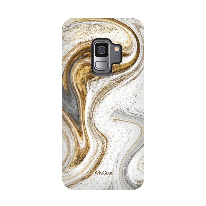 Galaxy S9 StrongFit Brown Coffee by ArtsCase