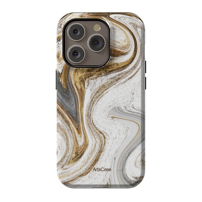 iPhone 14 Pro StrongFit Brown Coffee by ArtsCase