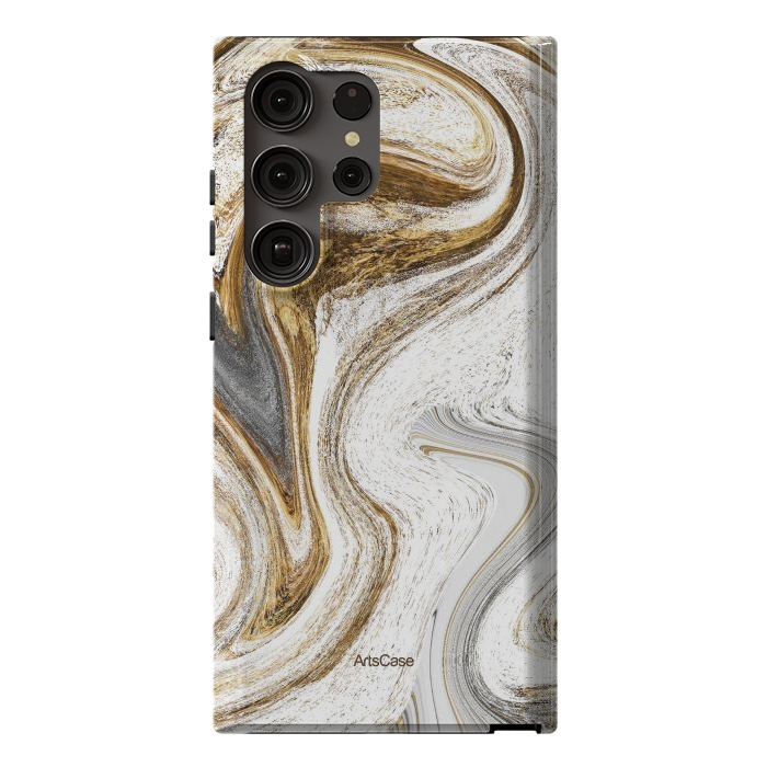 Galaxy S23 Ultra StrongFit Brown Coffee by ArtsCase