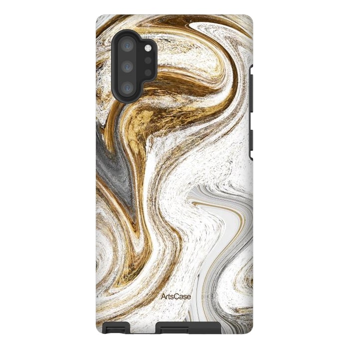 Galaxy Note 10 plus StrongFit Brown Coffee by ArtsCase