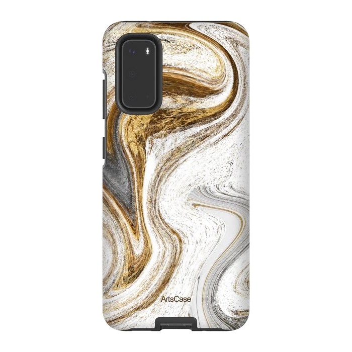 Galaxy S20 StrongFit Brown Coffee by ArtsCase