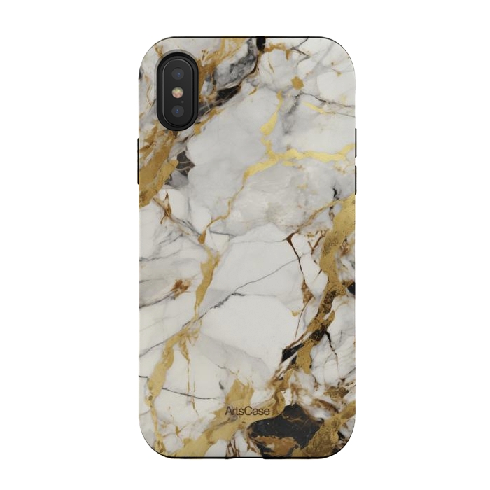 iPhone Xs / X StrongFit Gold dust by ArtsCase